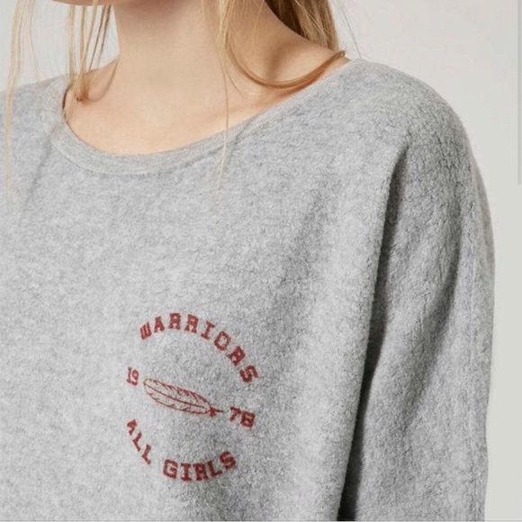 Gray Women's Sweatshirt By Project Social T Los Angeles, M, Made in USA!🇺🇸 EUC - Picture 3 of 6